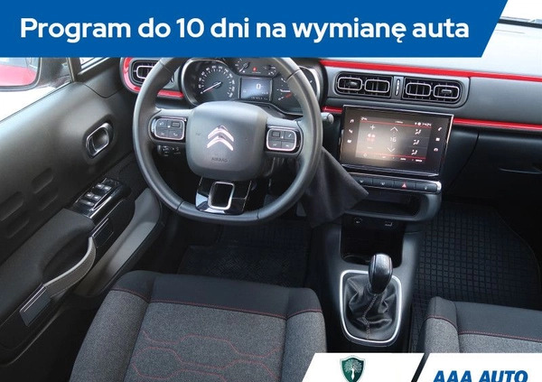 Citroen C3 cena 52000 przebieg: 64847, rok produkcji 2019 z Piastów małe 232